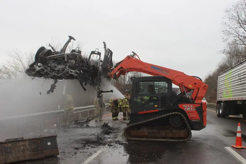 tesla electric vehicle fire