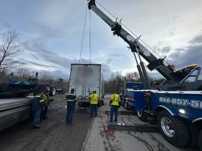 I-80 towing
