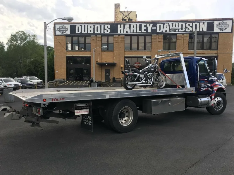 DuBois motorcycle towing