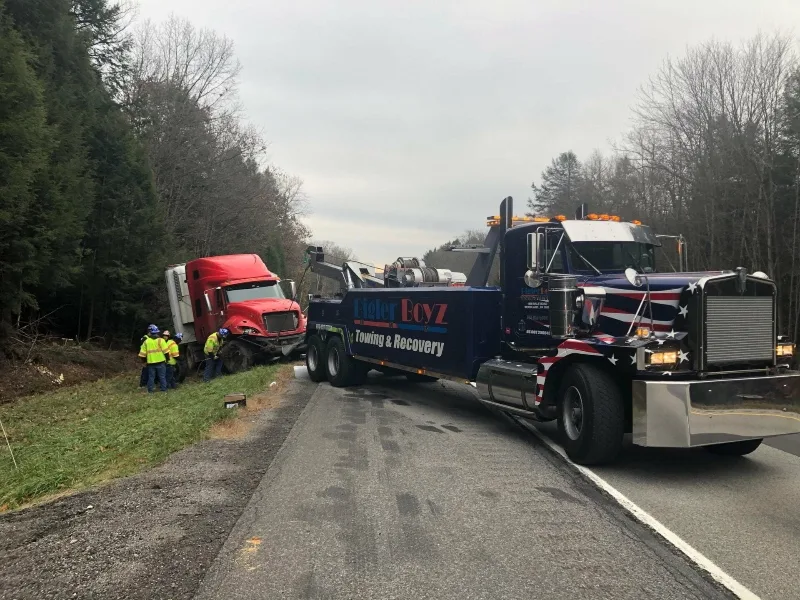 I-80 towing