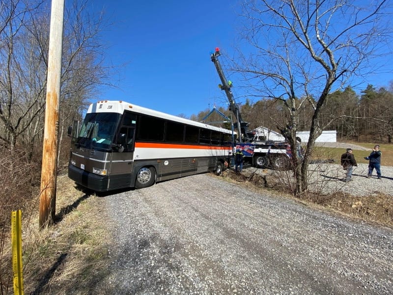 DuBois bus towing