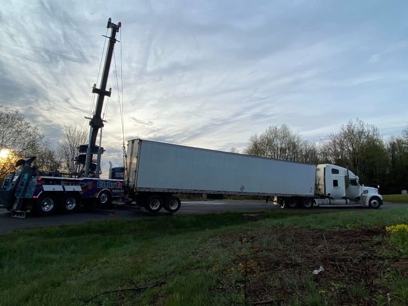 I-80 towing